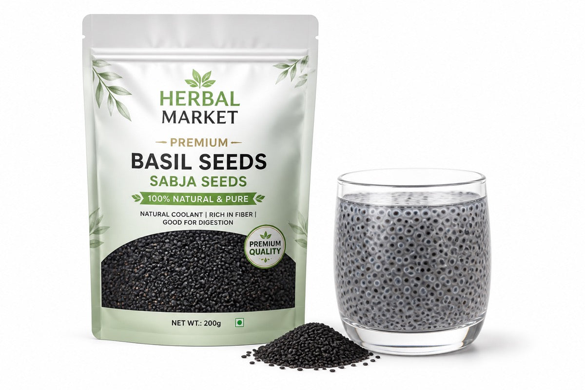 Premium Basil Seeds (Sabja)