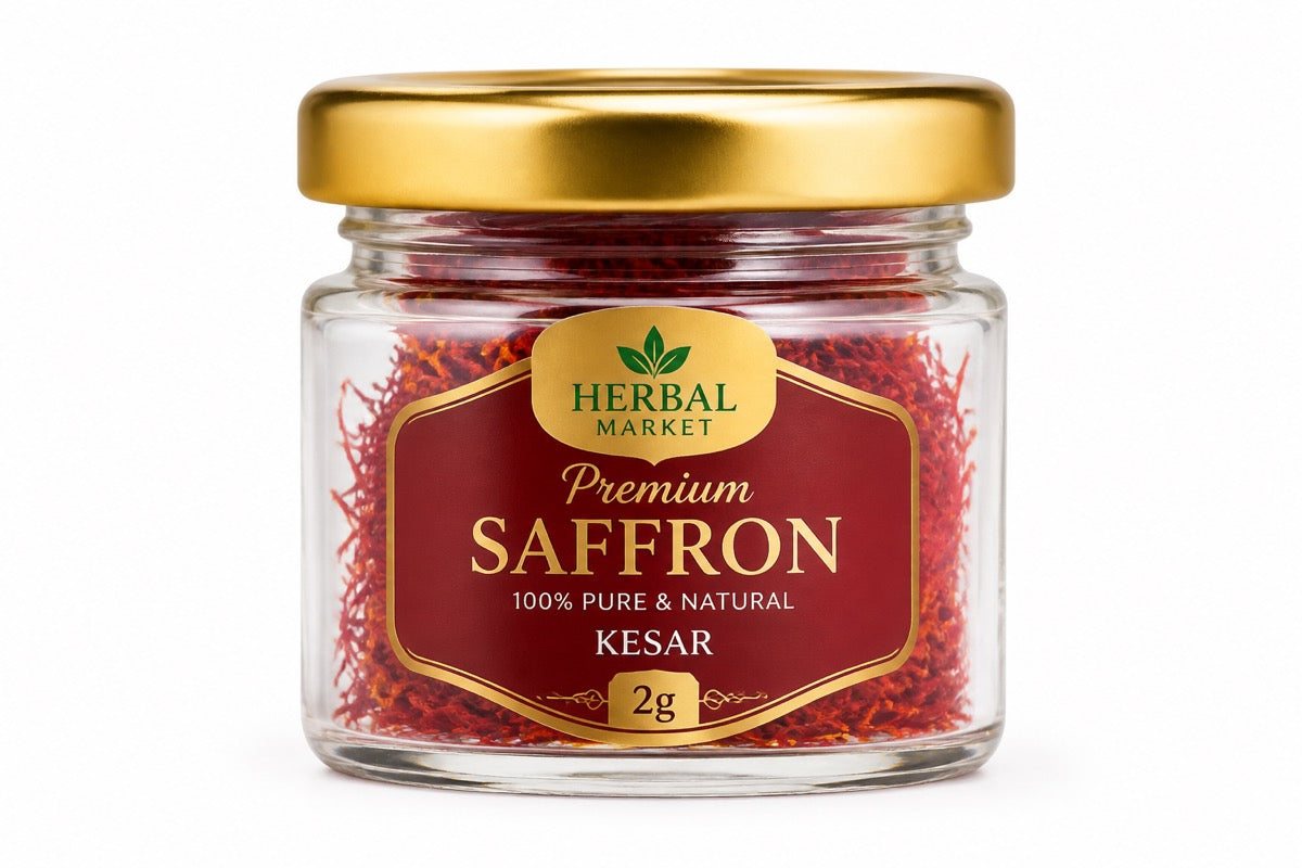 Premium Saffron (Kesar) – 100% Pure & Natural (2g)