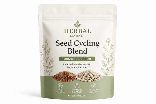 Seed Cycling Blend for Hormone Balance – Follicular & Luteal Phase Support (28-Day Cycle)